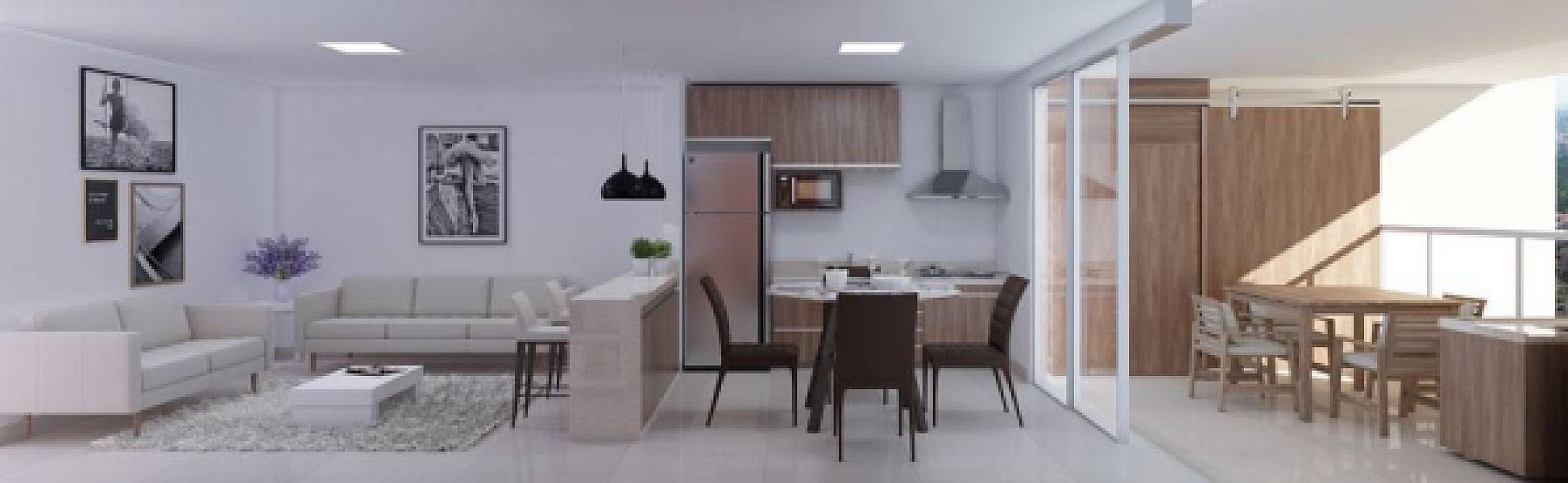 Living do Applause New Home no setor-coimbra, goiania