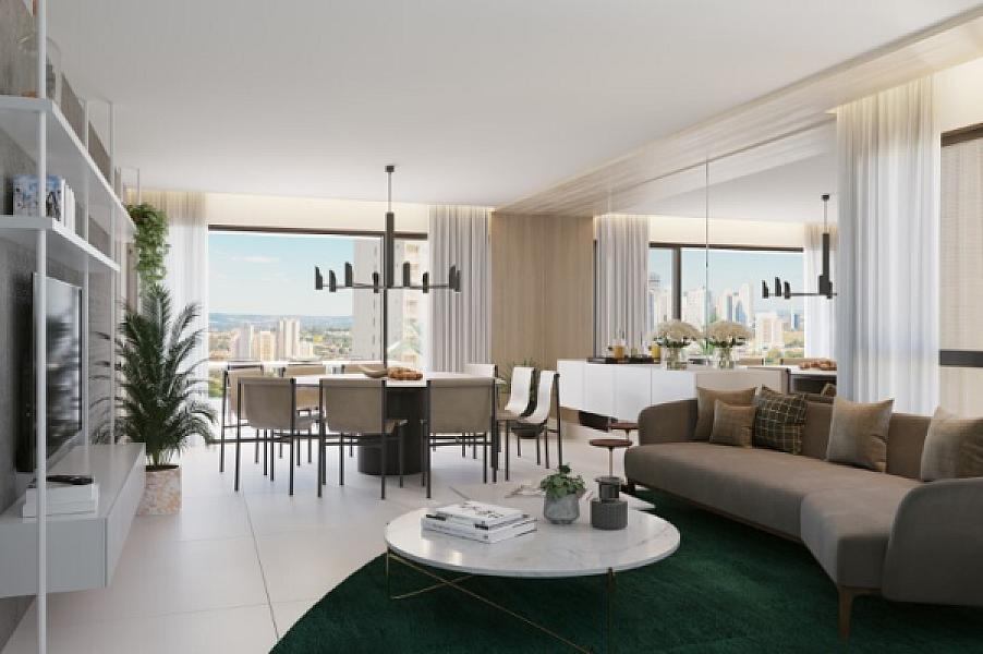 Living do Reserva Harbo no setor-marista, goiania