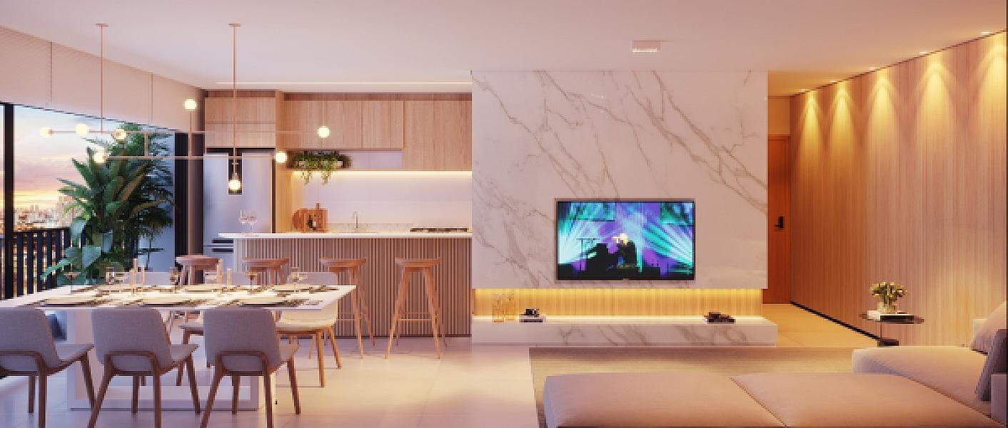 Living do Alt 65 Home Design no setor-bela-vista, goiania