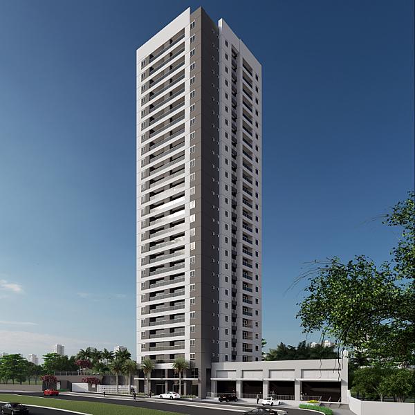 Fachada do Sunset - Residencial no Goiânia 2, goiania