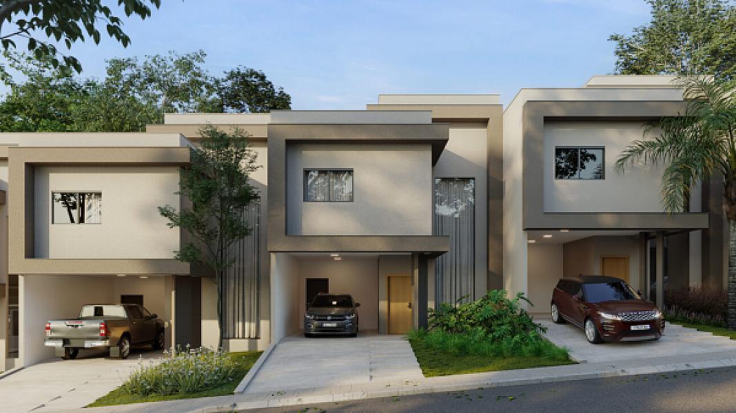 Fachada do Porto Bougainville no Residencial Recreio Panorama, goiania
