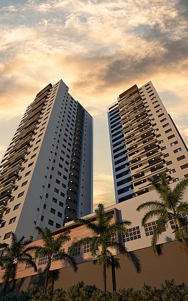 Fachada do Ecoville Ipê no Vila Alto da Glória, goiania