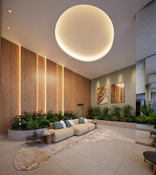 Hall do Ecoville Ipê no vila-alto-da-gloria, goiania