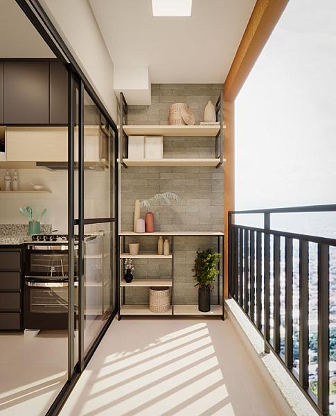 Terraco do Life Residence - Fase 3 no Chácaras Mansões Rosas de Ouro, goiania