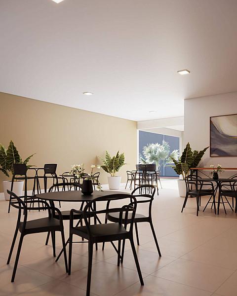 Salao de festas do Life Residence - Fase 3 no chacaras-mansoes-rosas-de-ouro, goiania