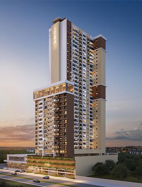 Fachada do Icoon Home Resort - Residencial no jardim-europa, goiania