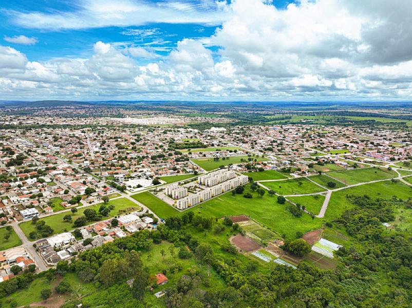 Aérea do Porto Belvedere I no fazenda-dourados, goiania