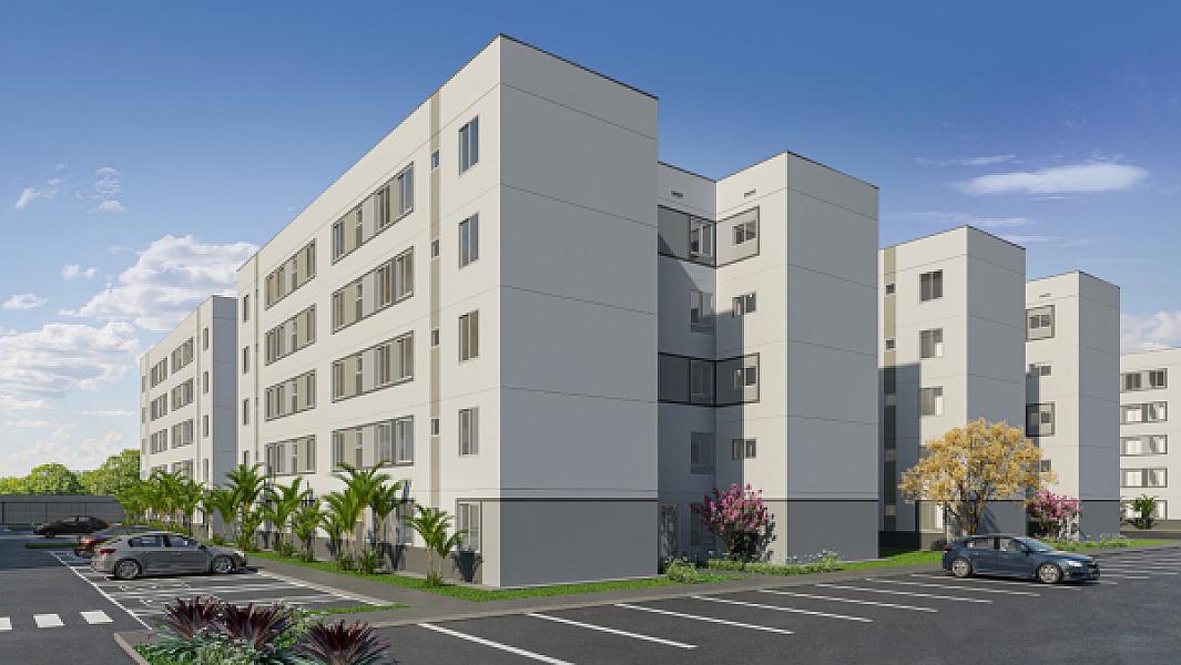Fachada do Porto Bougainville - Fase 1 no residencial-sao-marcos-i, goiania