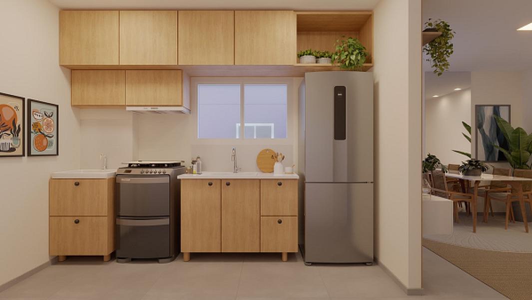 Cozinha do Porto Bougainville - Fase 1 no residencial-sao-marcos-i, goiania