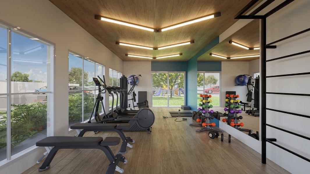 Fitness do Porto Bougainville - Fase 1 no residencial-sao-marcos-i, goiania