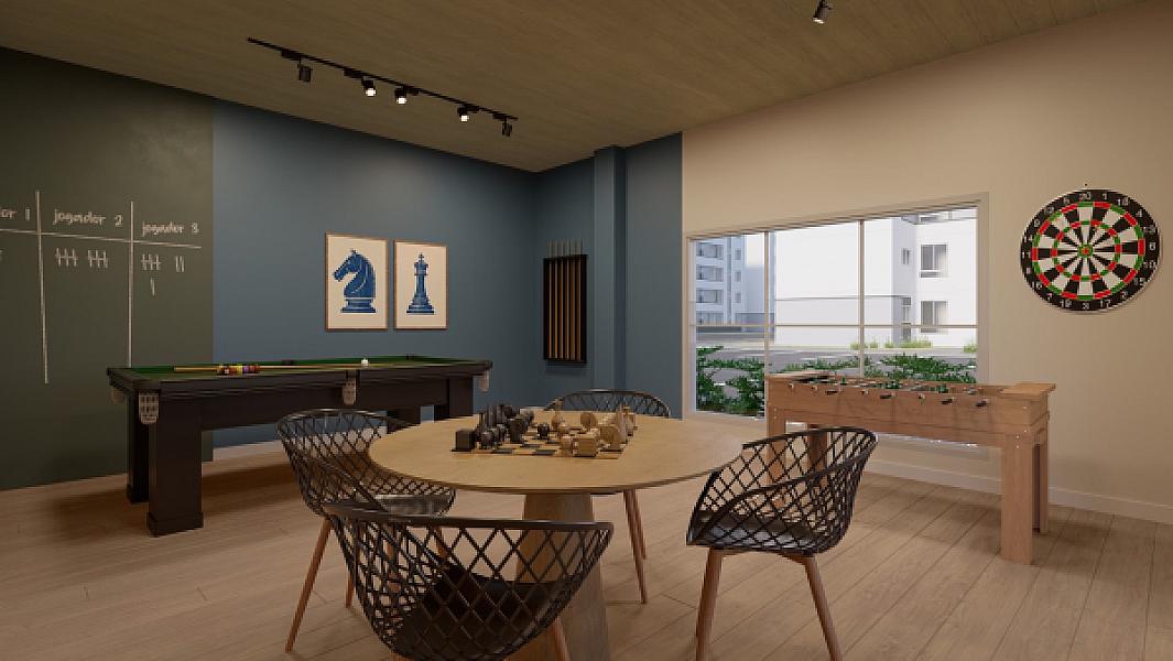 Sala de jogos do Porto Bougainville - Fase 1 no residencial-sao-marcos-i, goiania
