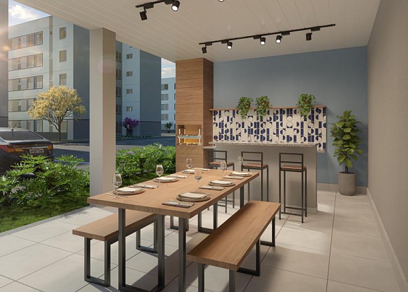 Churrasqueira do Porto Bougainville - Fase 1 no residencial-sao-marcos-i, goiania