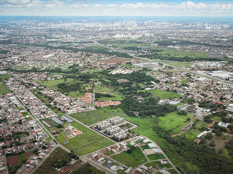 Aérea do Porto Bougainville - Fase 1 no residencial-sao-marcos-i, goiania