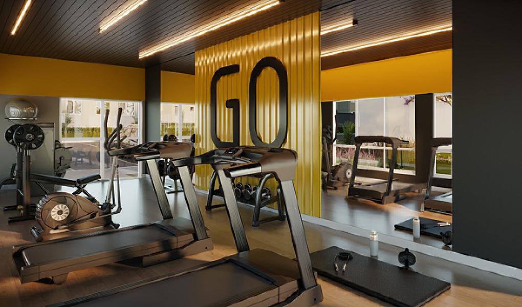 Fitness do Porto Flamboyant - Fase 1 no residencial-monte-carlo, goiania